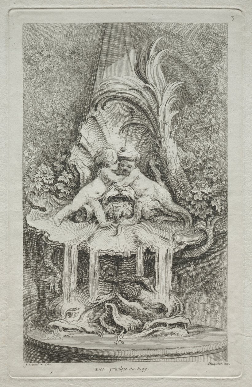 Fontenenes bok: nr. 3, ca. 1736. av Gabriel Huquier