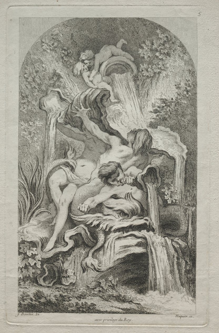 Fontenenes bok: nr. 5 av Gabriel Huquier