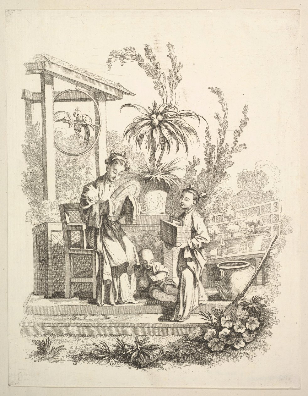Toalettet, ca. 1742. av Gabriel Huquier