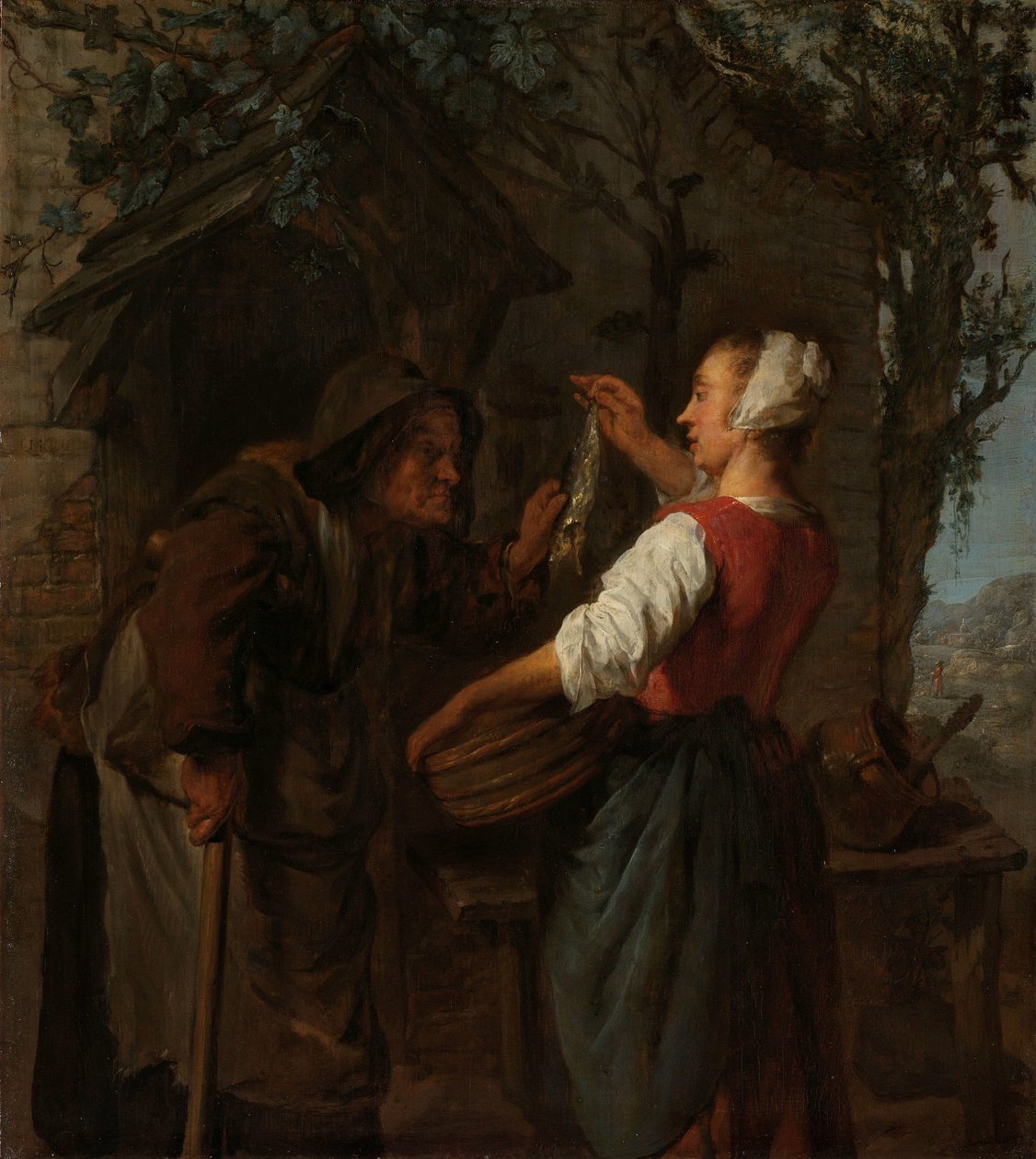 Sildeselgeren av Gabriel Metsu