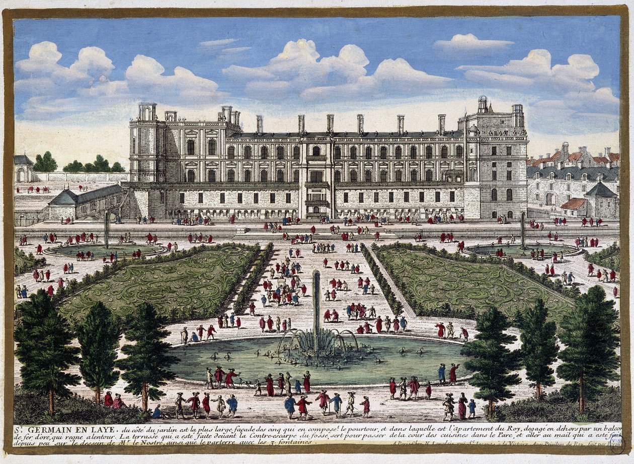 Castle of Saint Germain en Laye av Gabriel Perelle