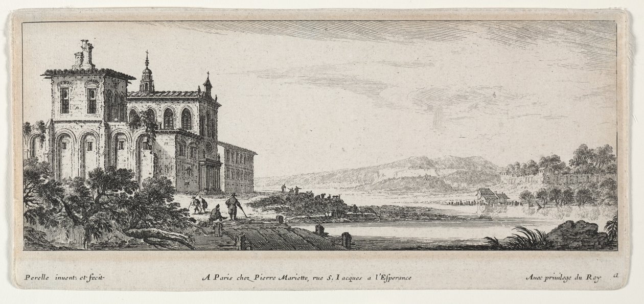 Elvescene av Gabriel Perelle