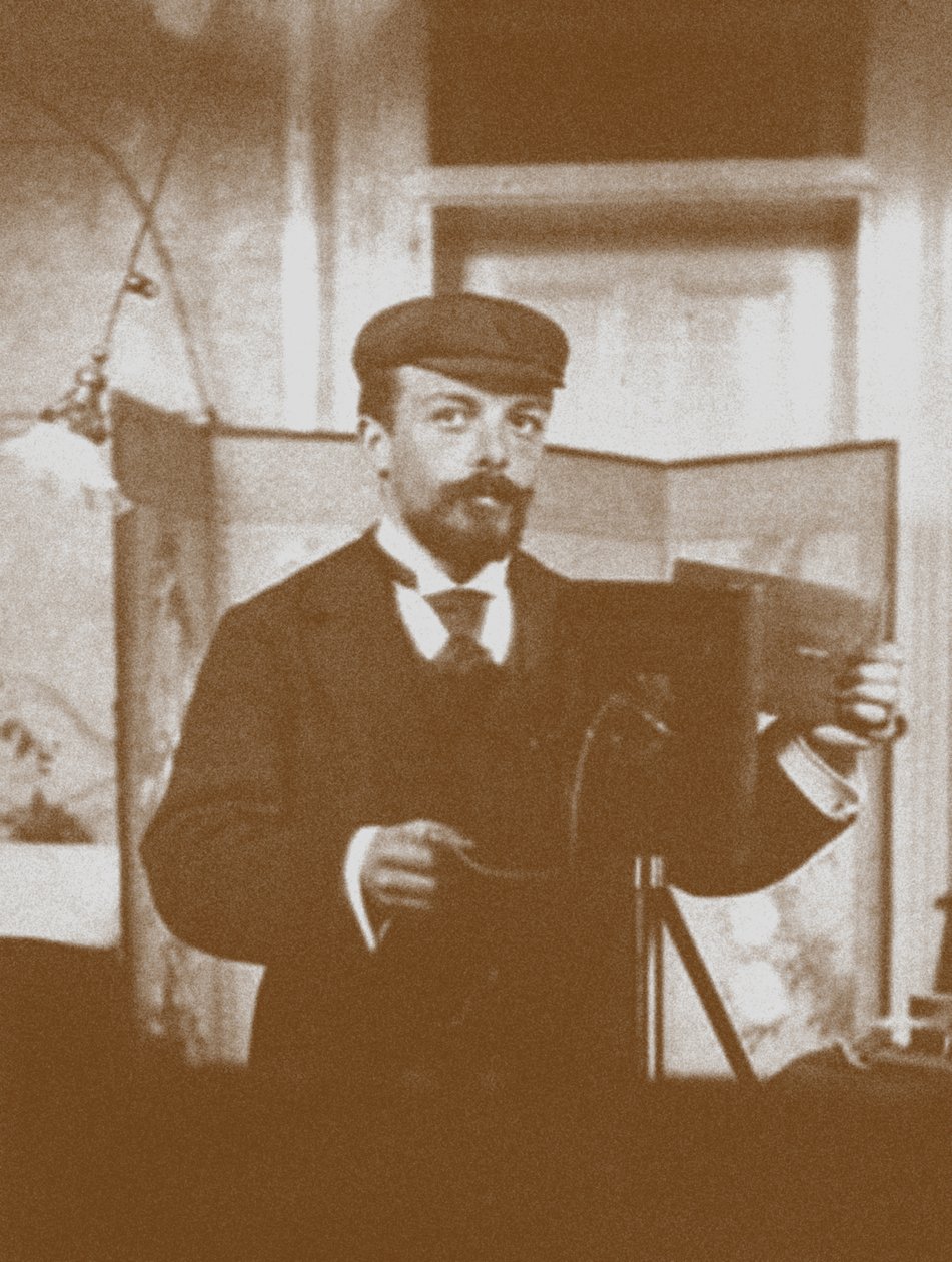 Selvportrett av Gabriel Veyre