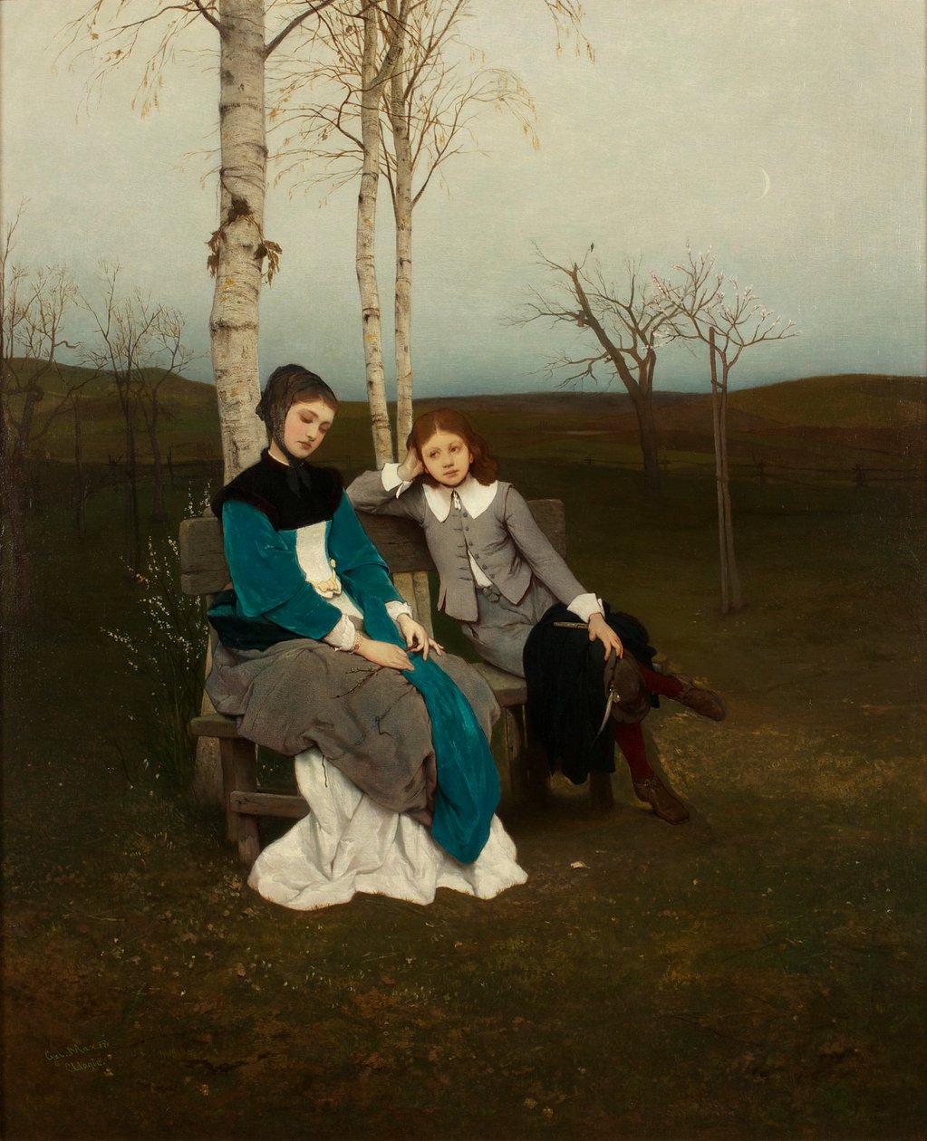Adagio av Gabriel von Max