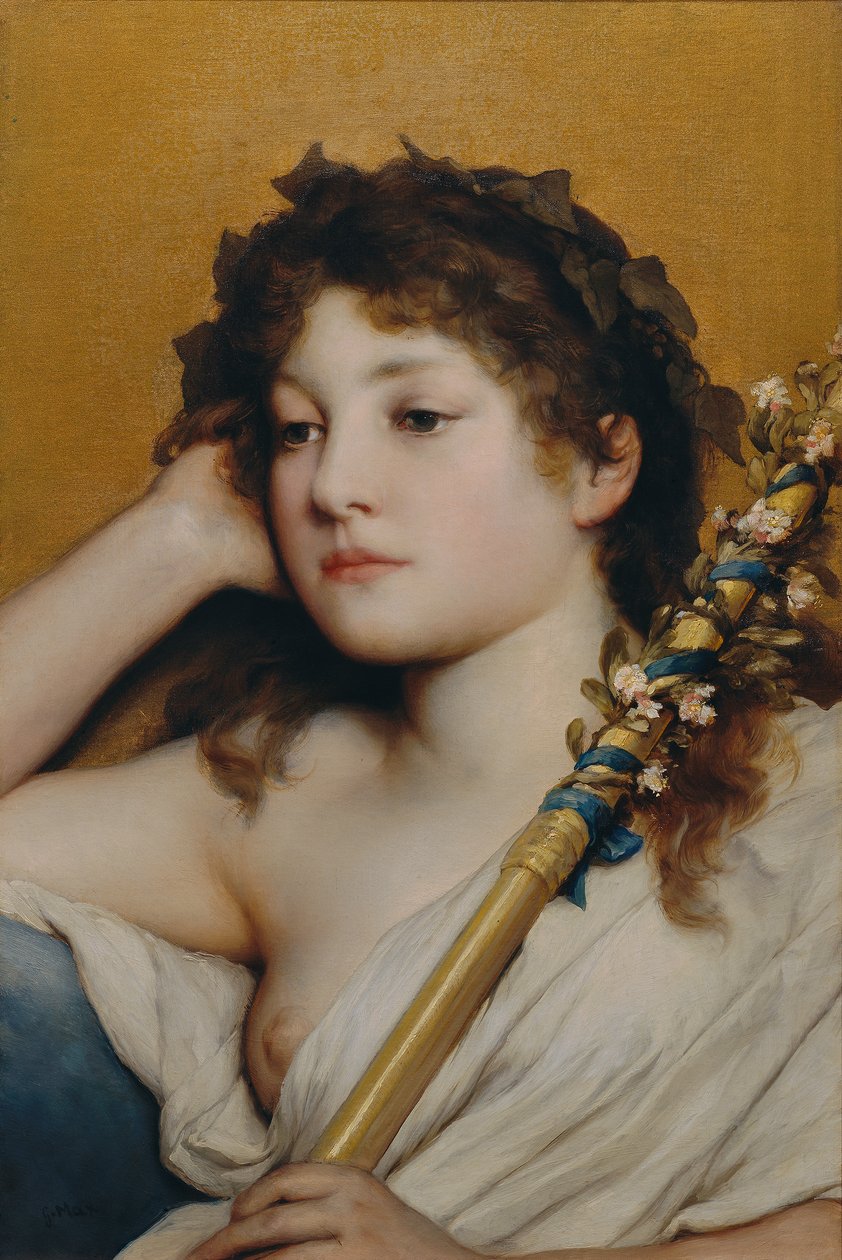 Sanser kvinnens hode av Gabriel von Max