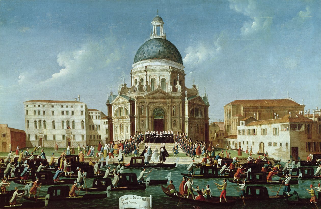 Bryllupet til en venetiansk adelskvinne av Gabriele Bella