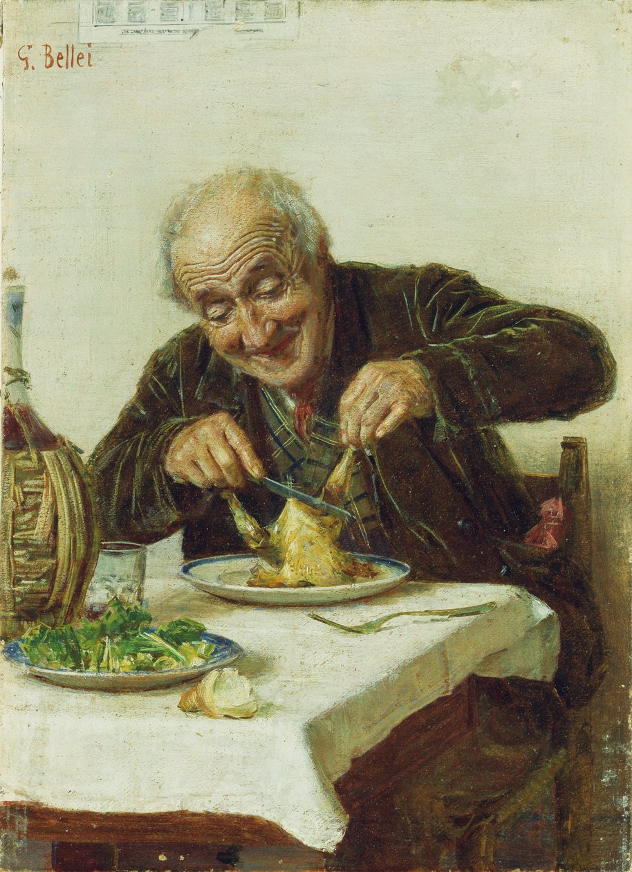 Et tilfredsstillende måltid av Gaetano Bellei
