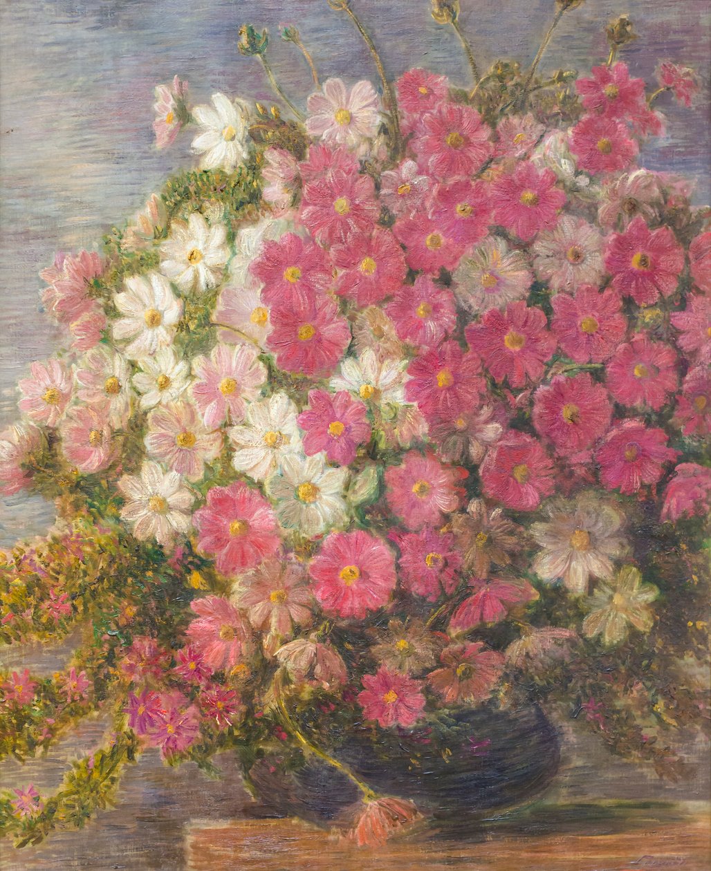 Dahliaer av Gaetano Previati