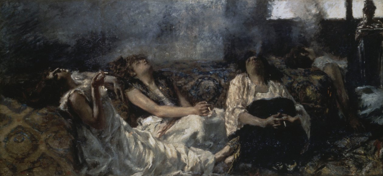 Hasjrøykere av Gaetano Previati