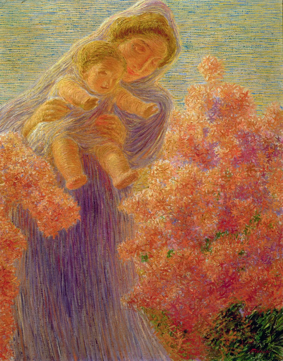 Mor og barn av Gaetano Previati