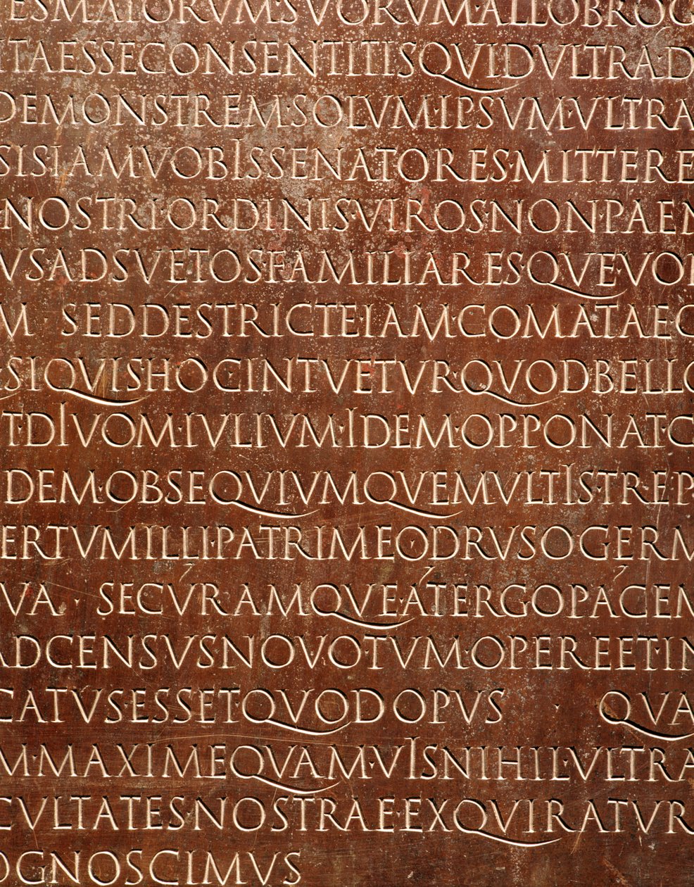 The Lyon Tablet (detalj), ca. 48 AD (bronse) av Gallo Roman