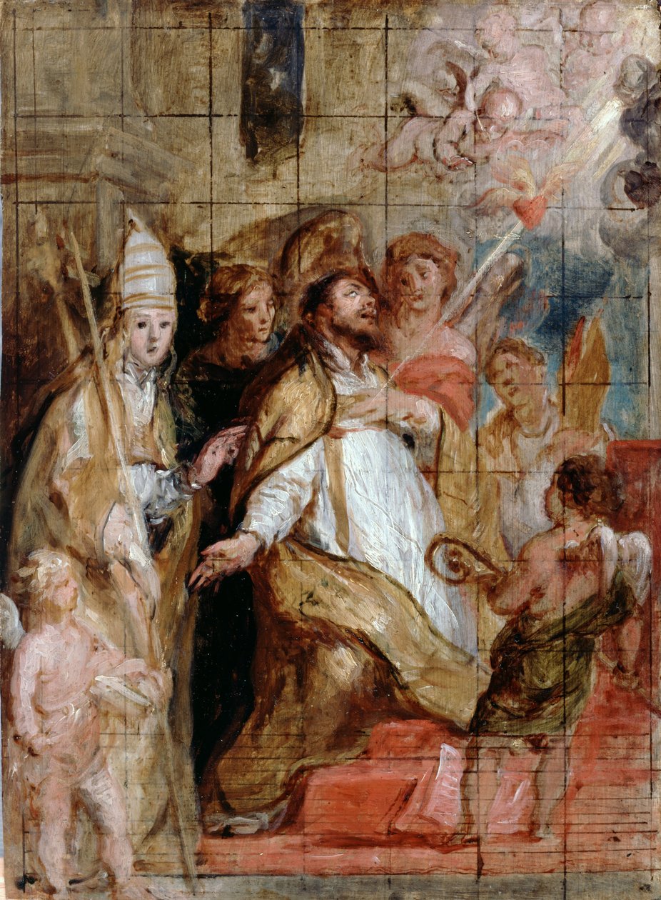 St. Augustine i Ecstasy av Gaspar De Crayer