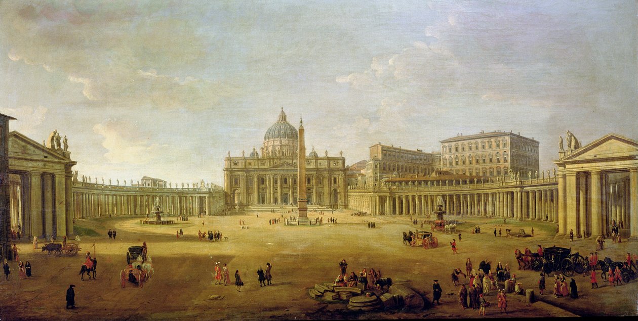 Peterskirken av Gaspar van Wittel