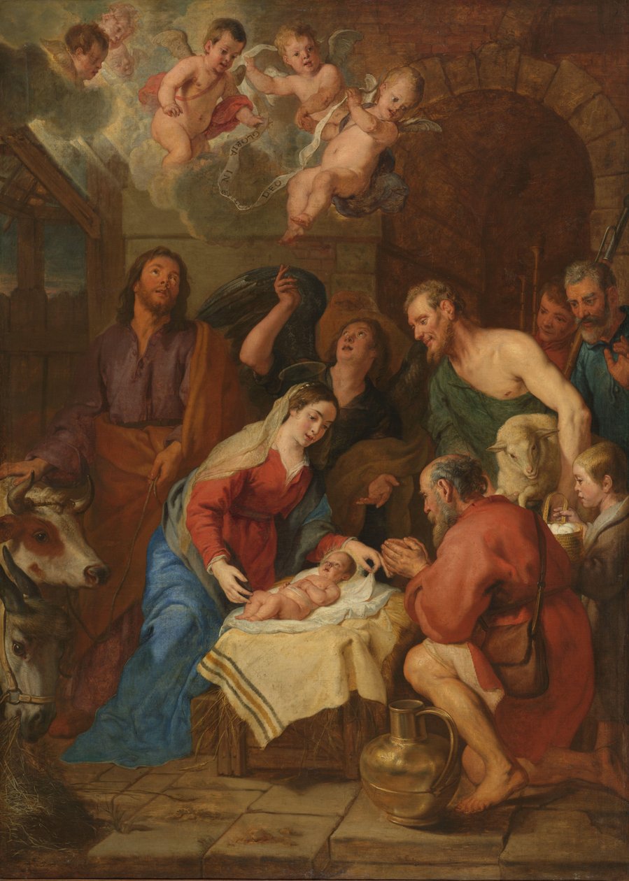Hyrdenes tilbedelse av Gaspar De Crayer
