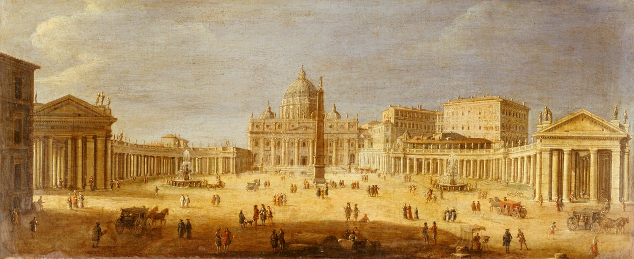 Petersplassen, Roma av Gaspar van Wittel