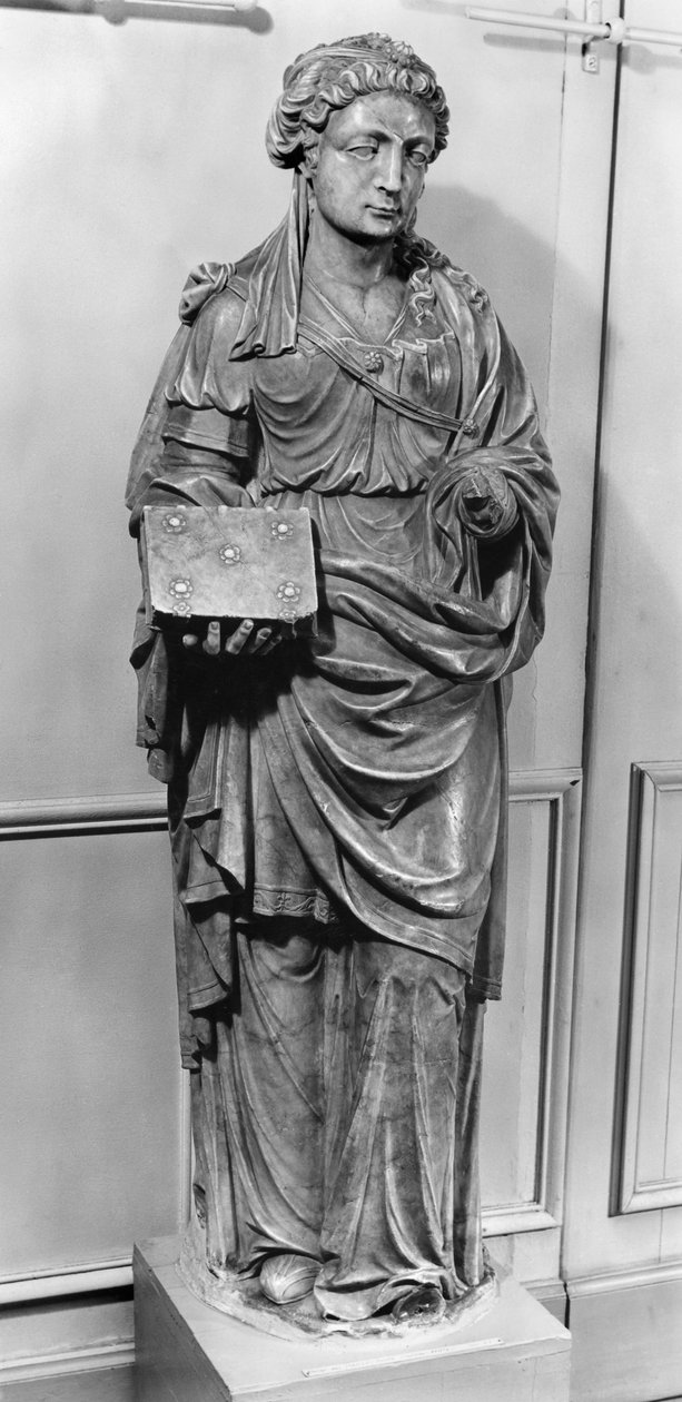 St. Clotilda (alabast) av Gaspard and Balthazar Marsy