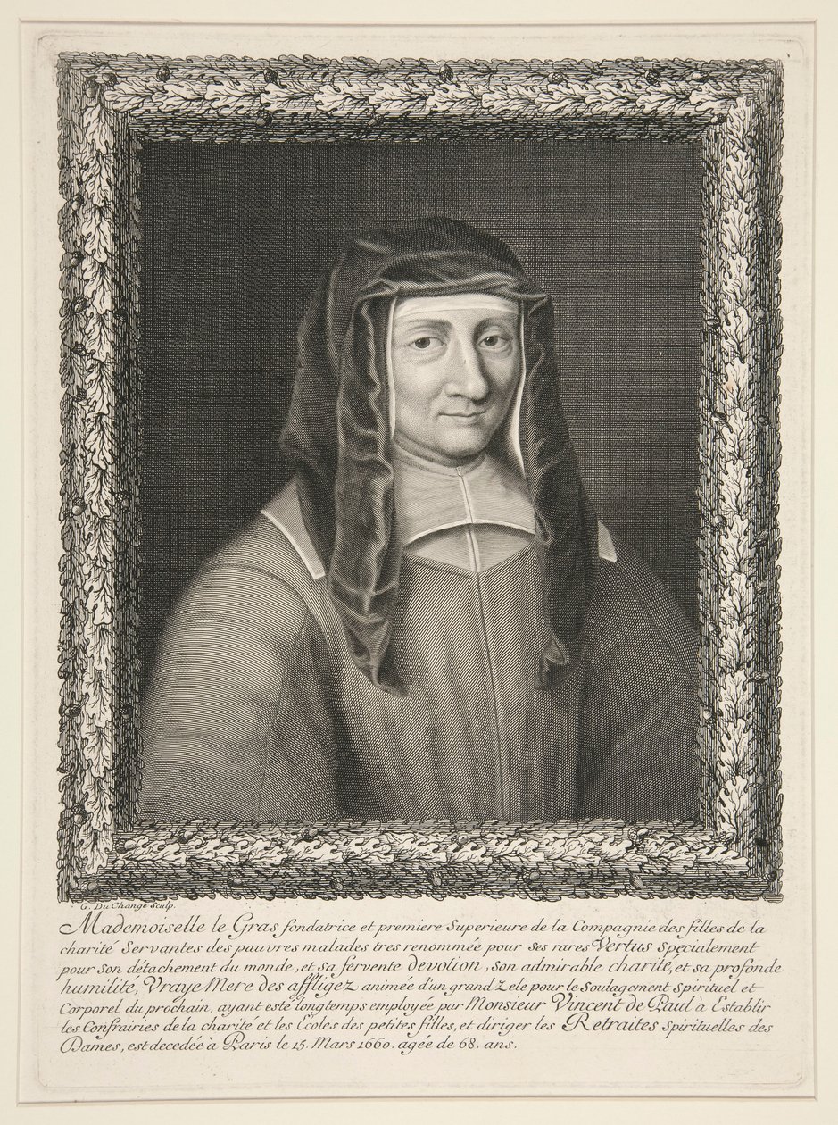 Fru Louise LeGras, født i Marillac av Gaspard Duchange