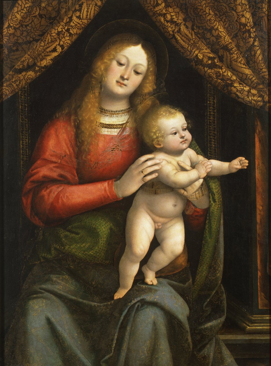 Madonna og barn av Gaudenzio Ferrari