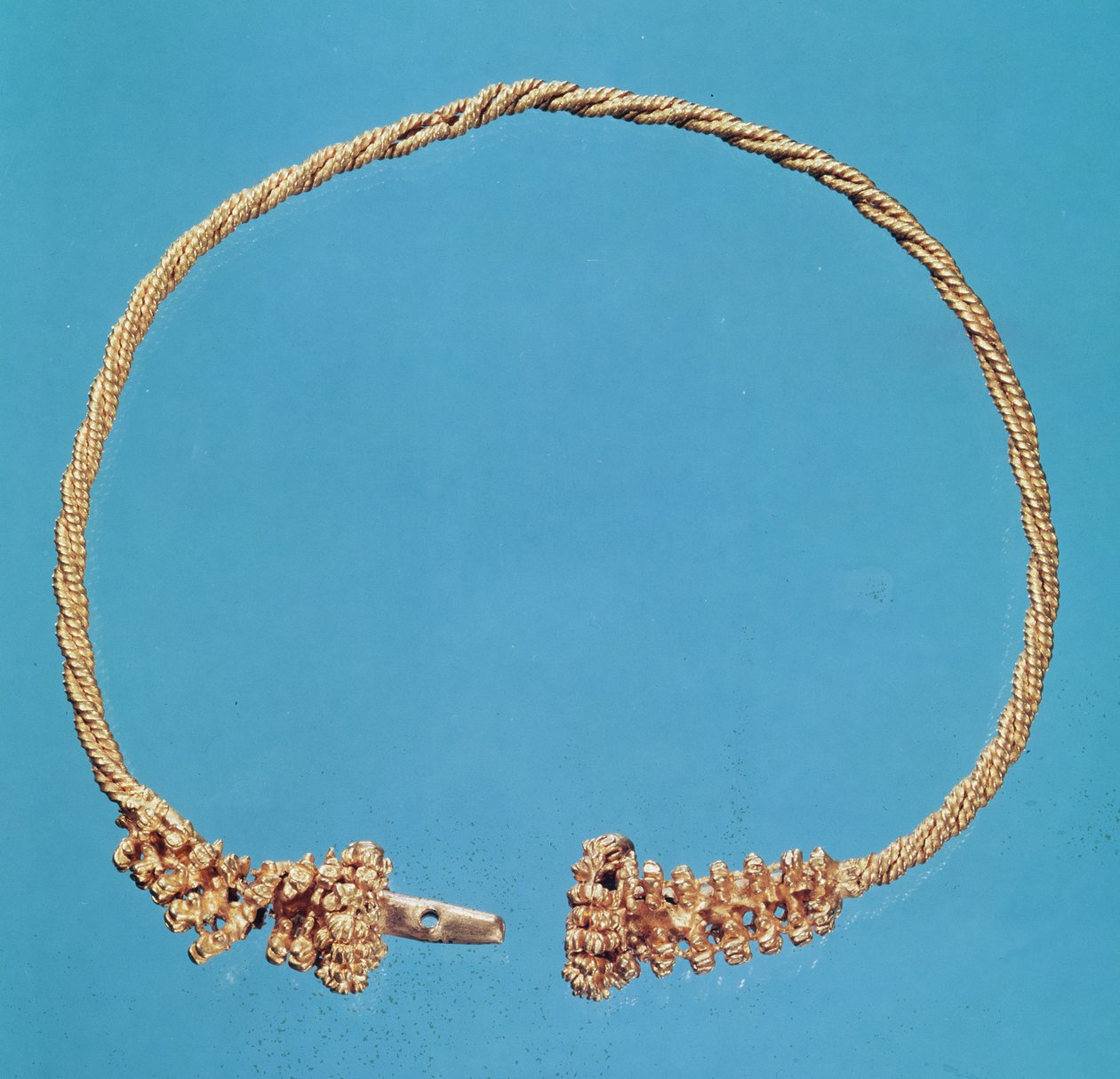 Dreiemoment, fra Montans, Tene II (ca. 300-120 f.Kr.) (gull) av Gaulish