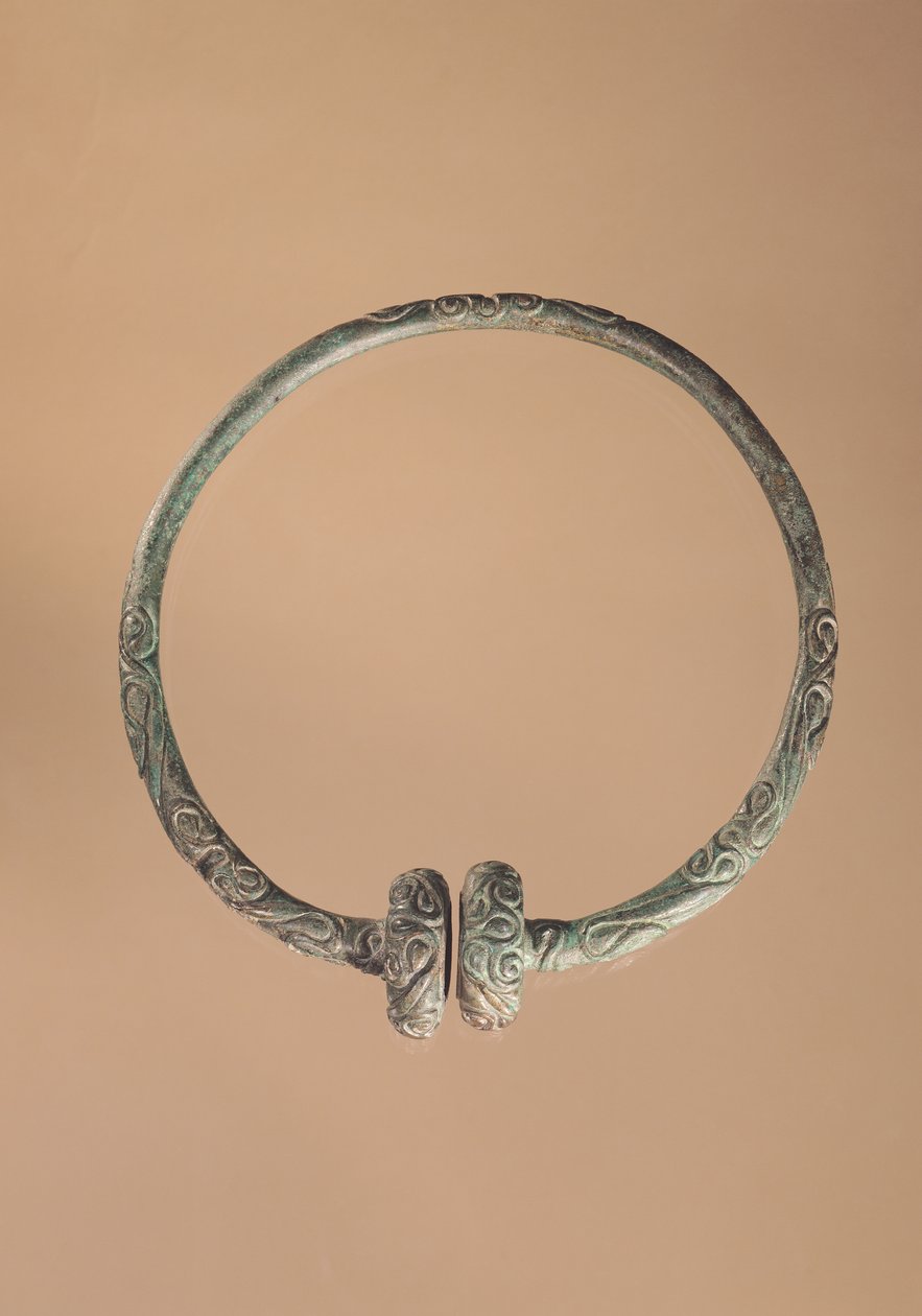 Dreiemoment med ternære design, 5.-4. århundre f.Kr. (bronse) av Gaulish