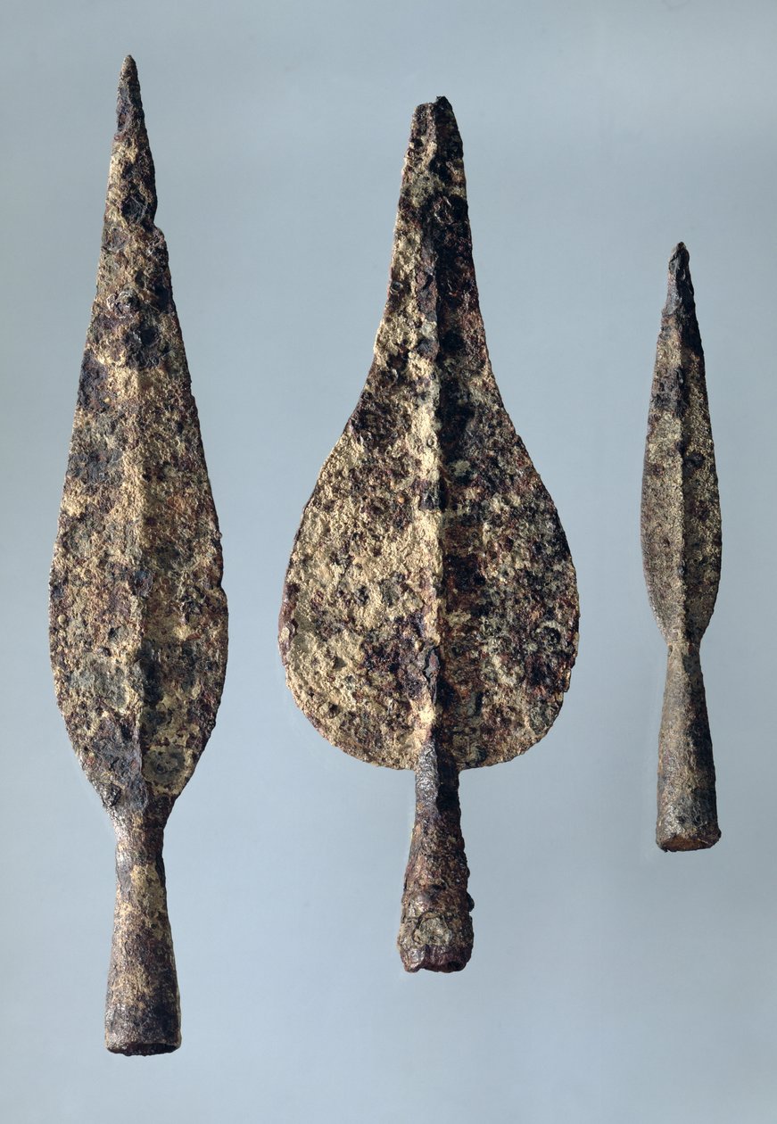 Lance and Javelin Heads, 475–300 f.Kr. (bronse) av Gaulish