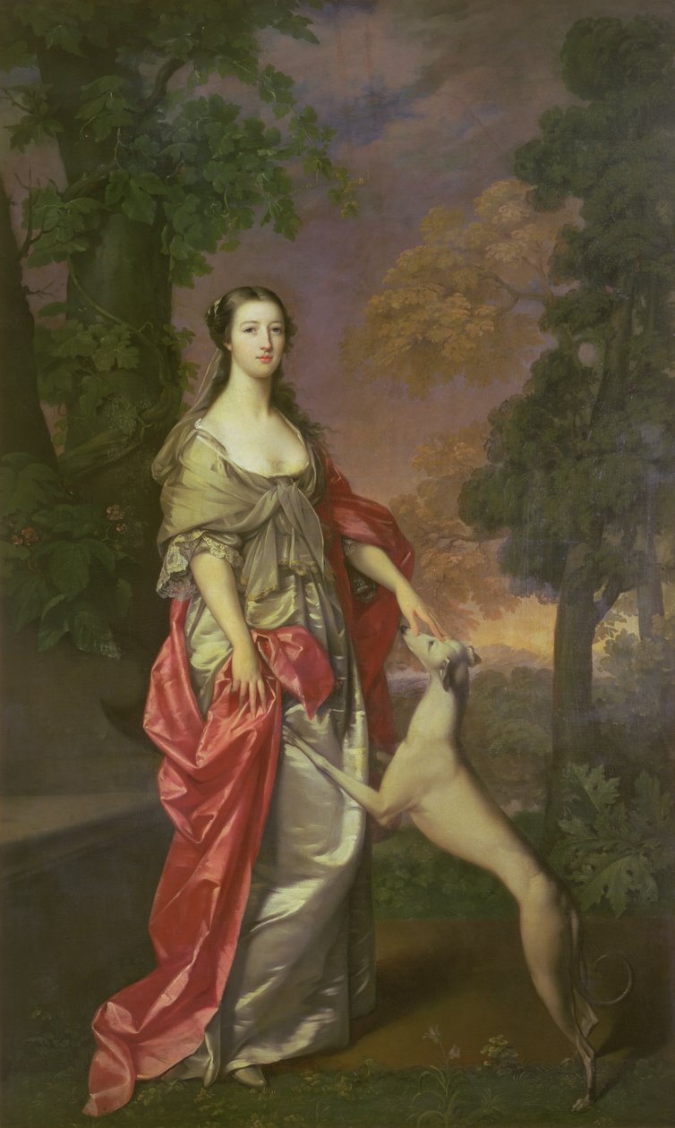 Elizabeth Gunning, hertuginne av Hamilton, 1752-3 av Gavin Hamilton