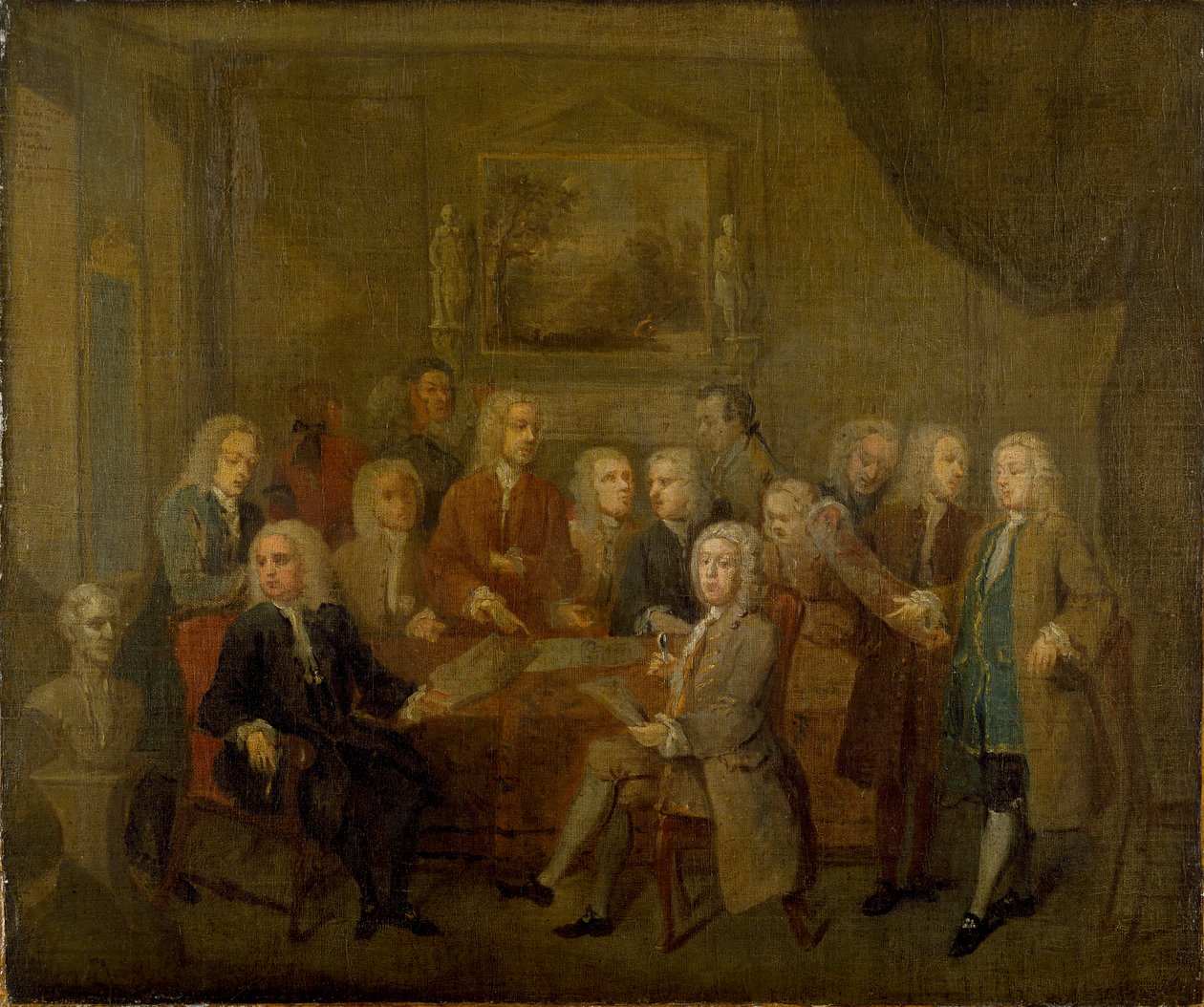 En forsamling av 