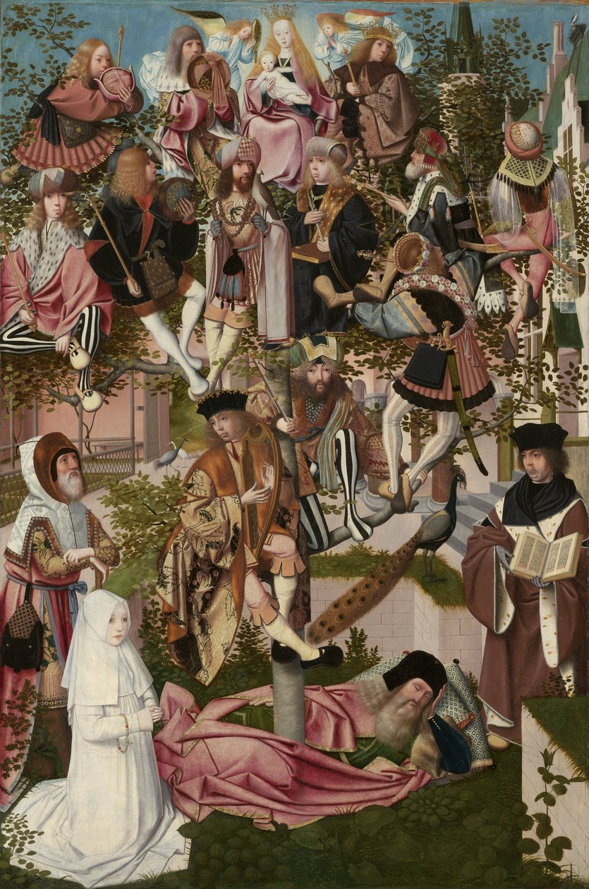 The Tree of Jesse, ca.1500 av Geertgen Tot sint Jans