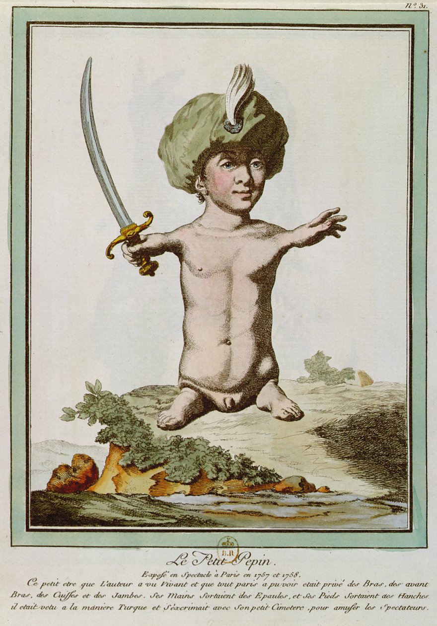 Petit Pepin, fra 'Les Ecarts de la Nature', Paris, 1775 av Genevieve Regnault de Nangis