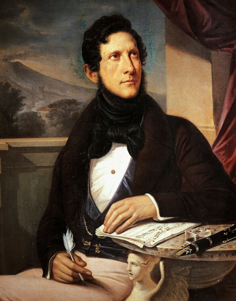 Portrett av Gaetano Donizetti (Bergamo av Gennaro Ruo