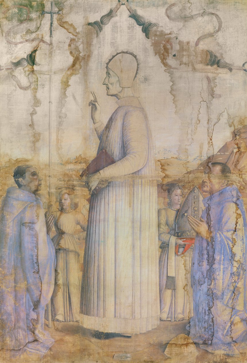 Saint Lawrence Giustiniani (1381-1455), 1465 av Gentile Bellini