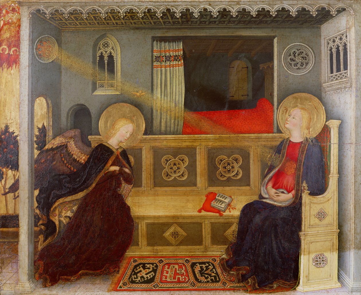 Bebudelsen, ca. 1419 (tempera på panel) av Gentile da Fabriano