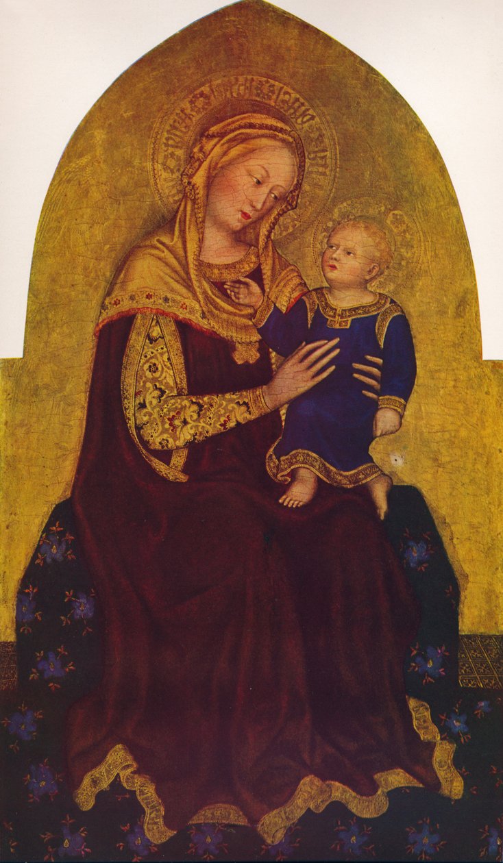 Madonna og barn, c1420 av Gentile da Fabriano