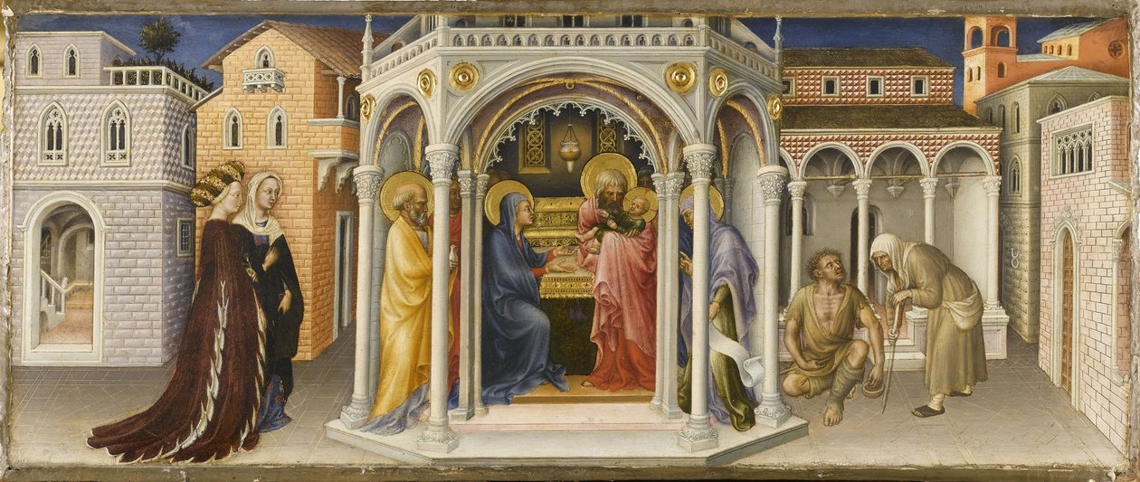 Presentasjonen i tempelet av Gentile da Fabriano