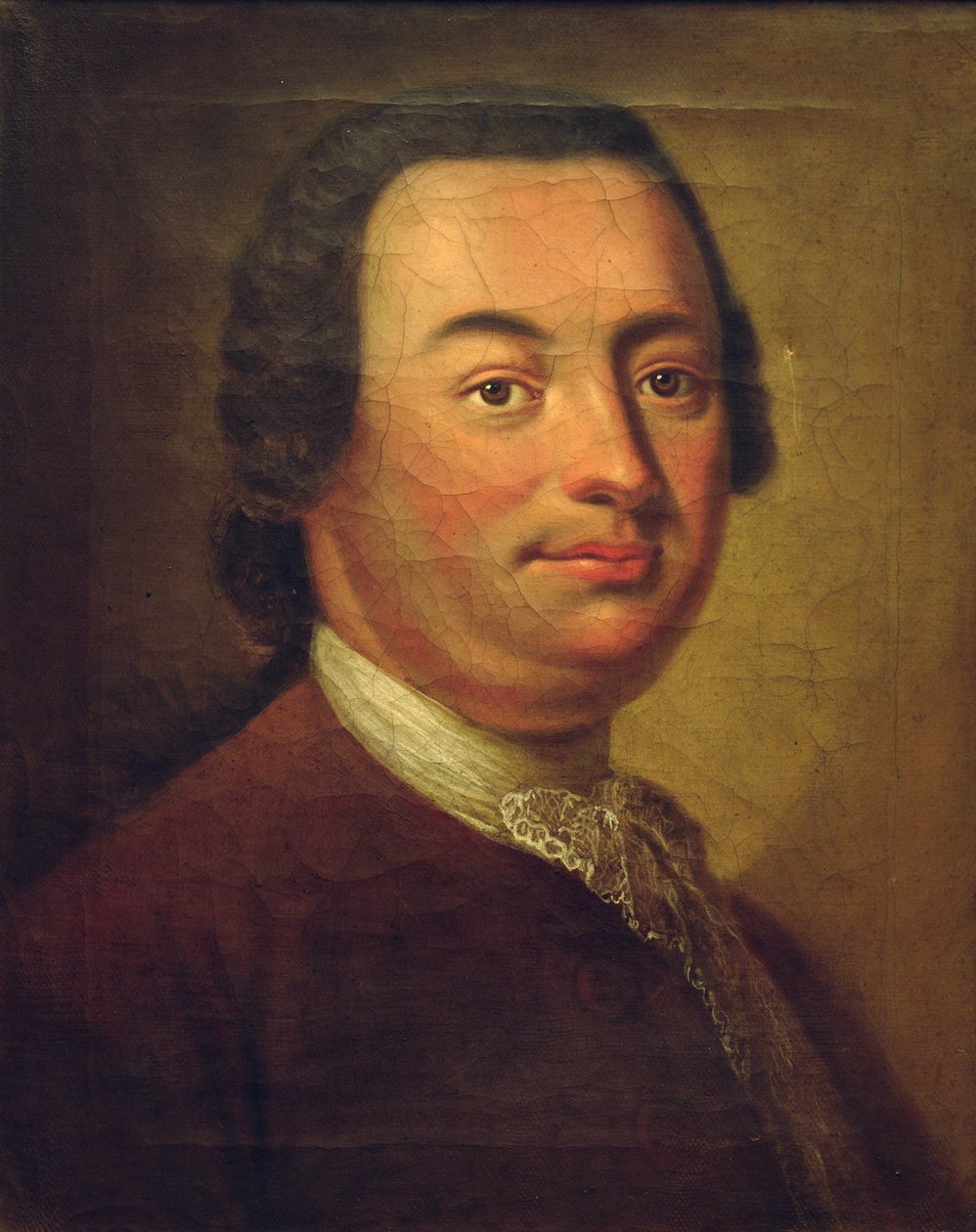 Portrett av en mann, 1774 av Georg David Matthieu