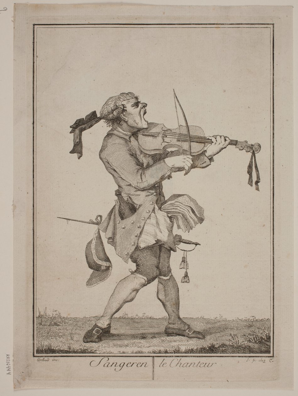 "Sangeren" av Georg Christian Schule