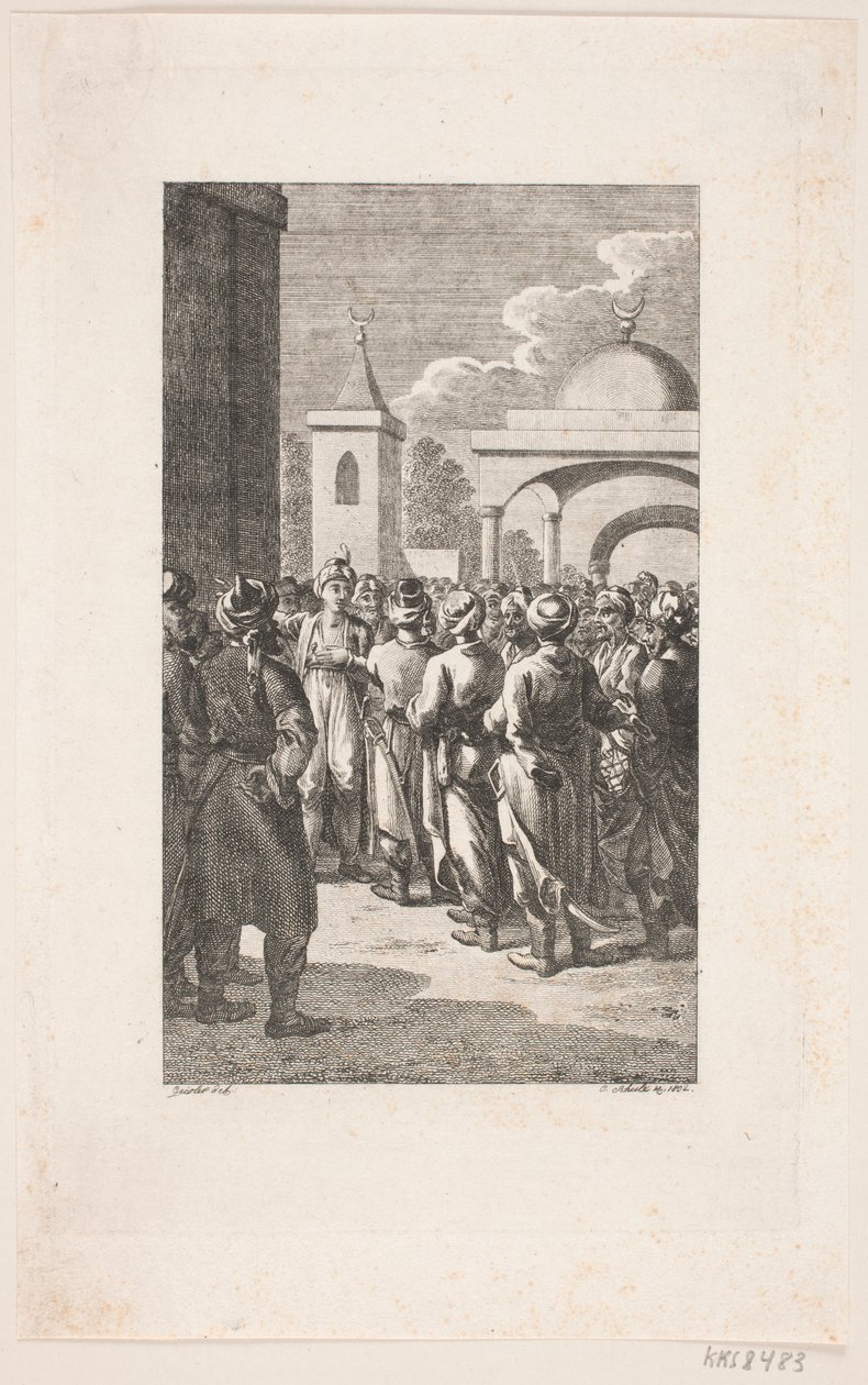 Tyrkisk gatebilde av Georg Christian Schule