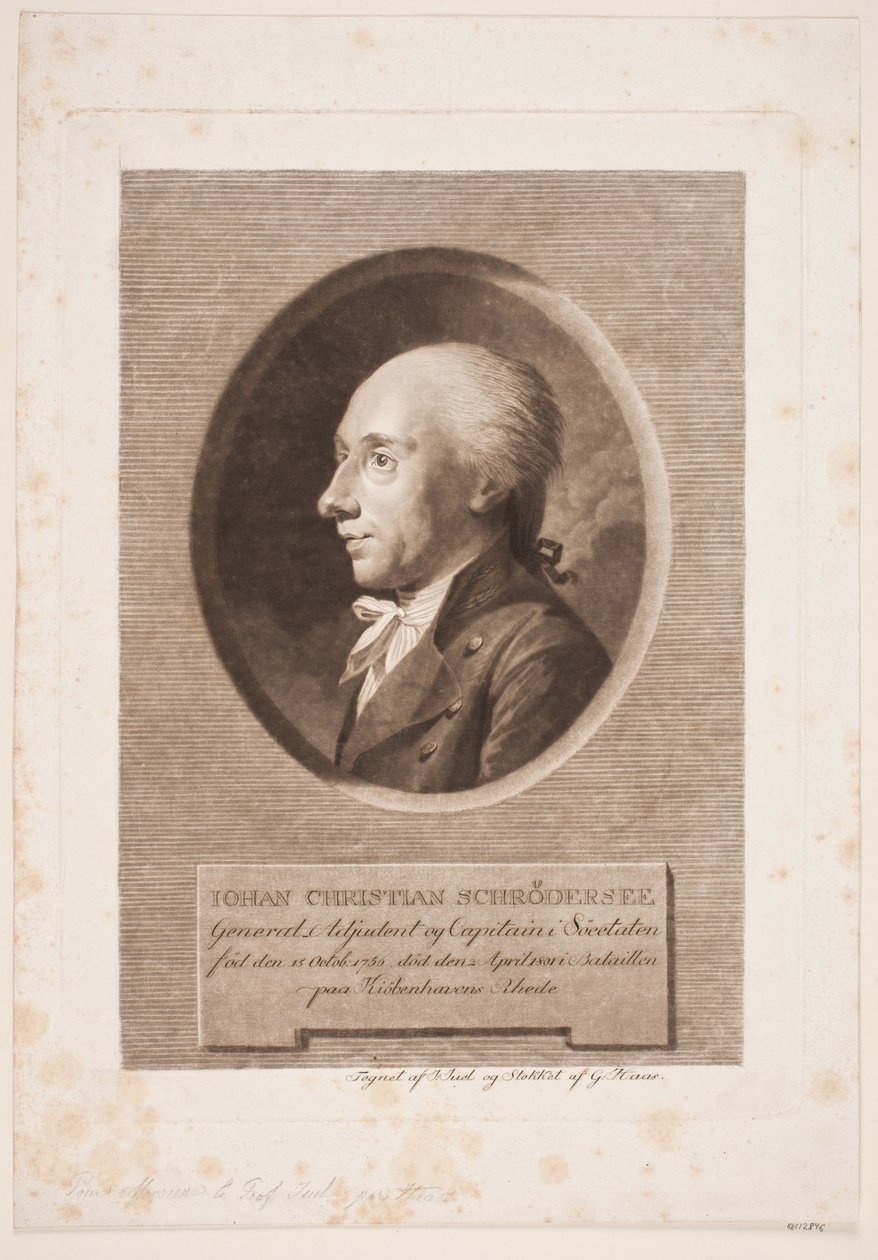 Sjøoffiser JC Schrødersee av Georg Haas