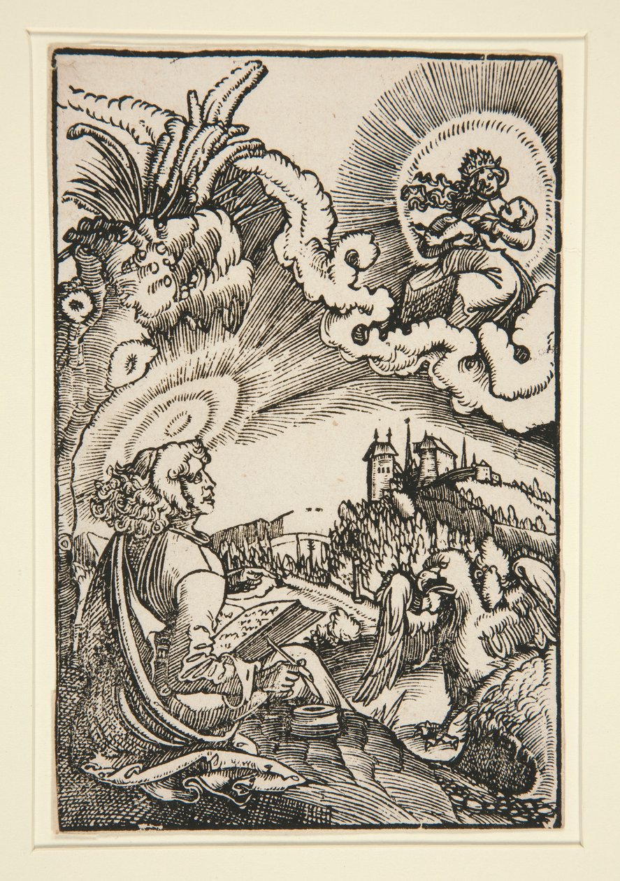 St. John på Patmos av Georg Lemberger