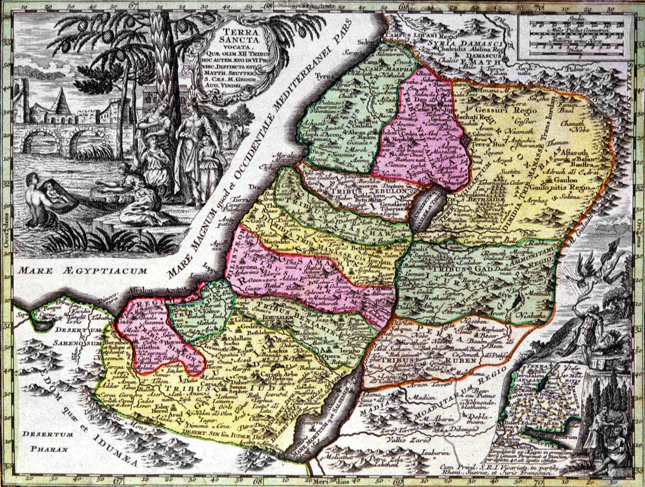 Det hellige land (Palestina) av Georg Matthäus Seutter