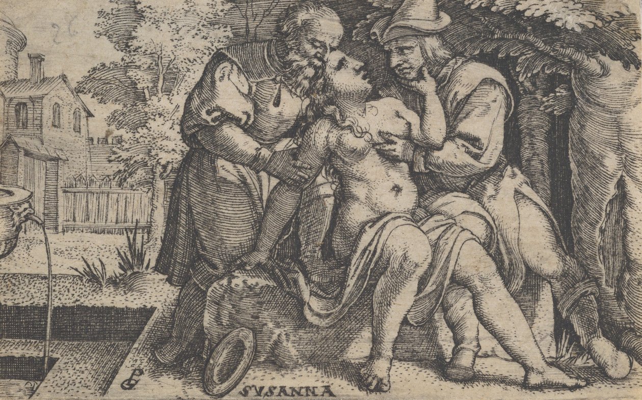 Susanna og de eldste. av Georg Pencz