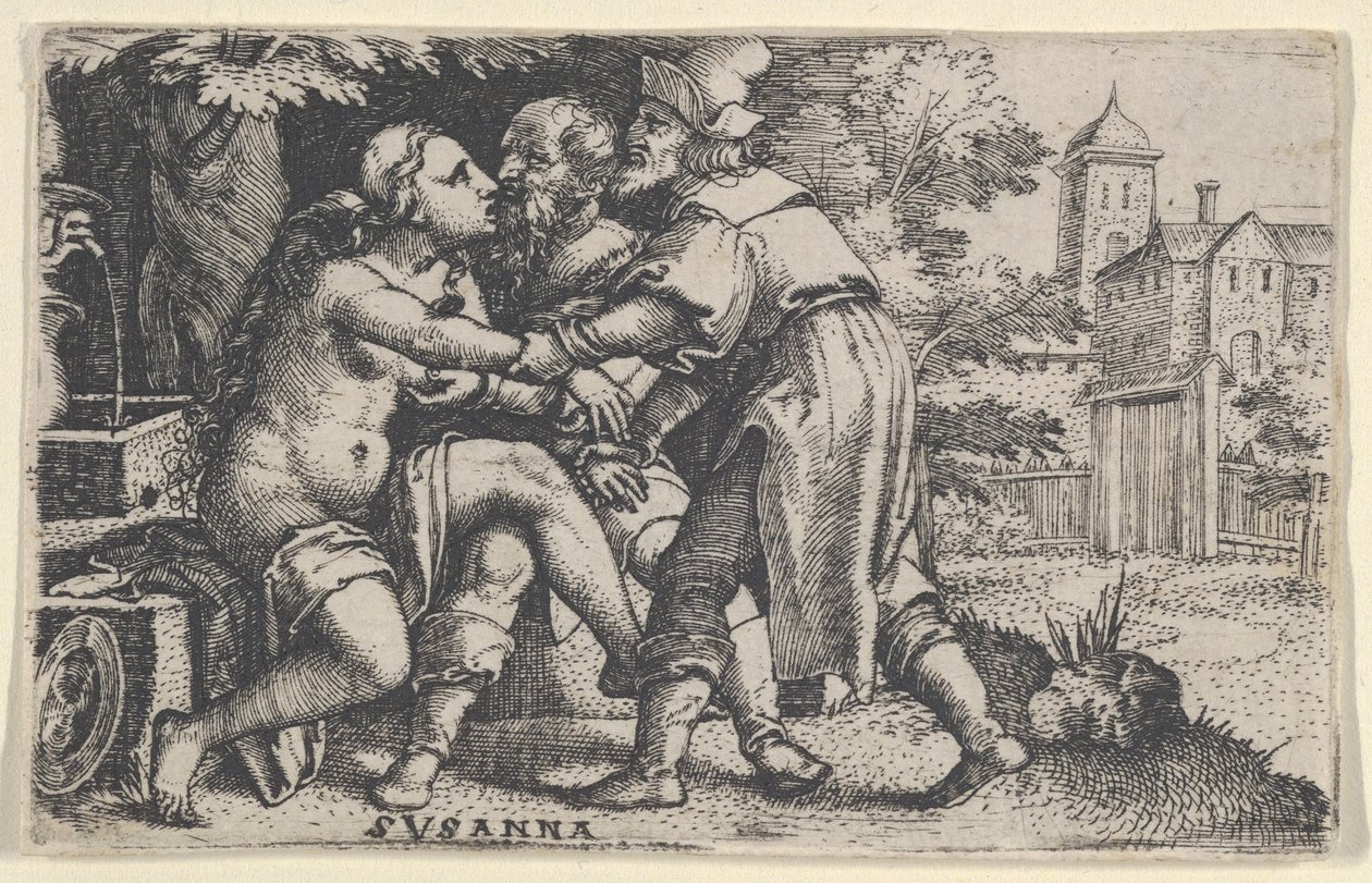 Susanna og de eldste. av Georg Pencz
