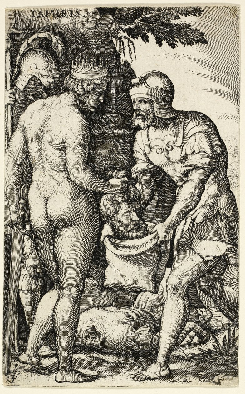 Tamiris, fra greske heltinner av Georg Pencz