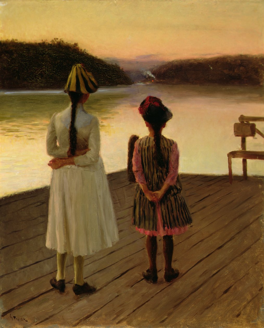 Pabryggan (The Asch Sisters) av Georg Vilhelm Pauli