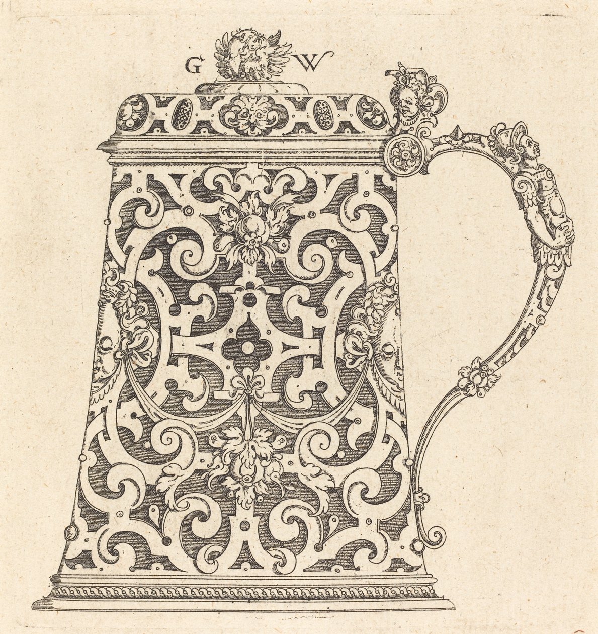 Tankard av Georg Wechter I