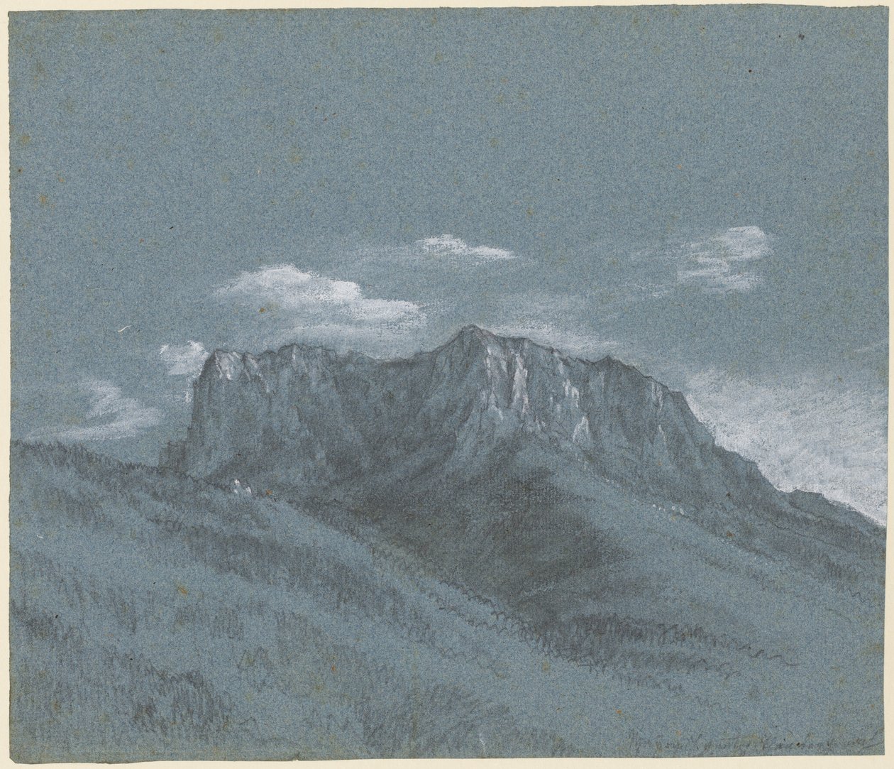 Rauschberg, ca. 1800. av Georg von Dillis