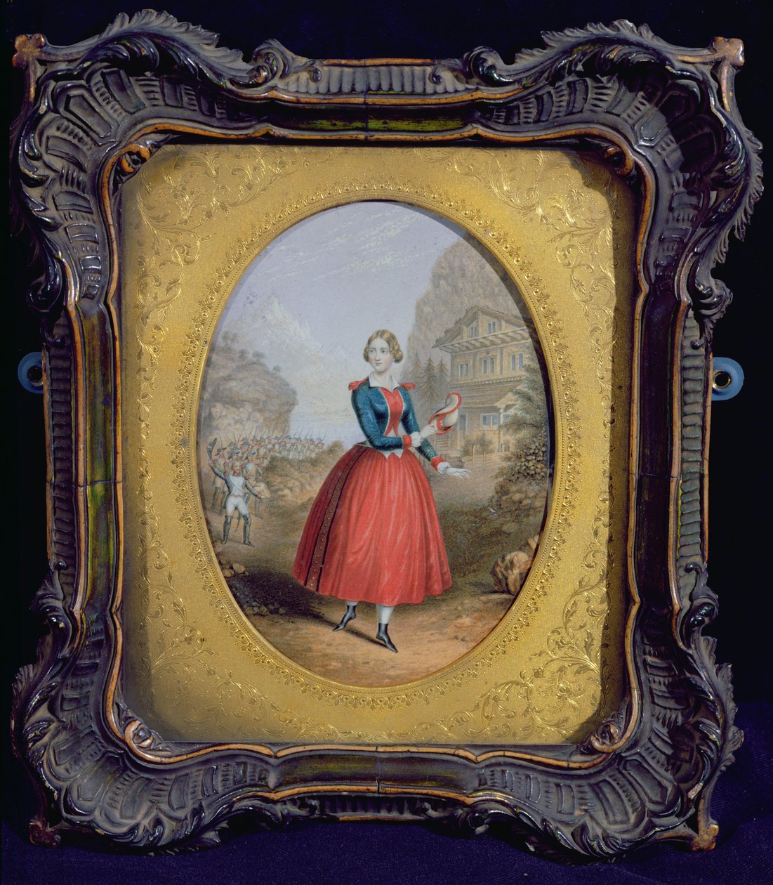 Jenny Lind (fargetrykk) av George Baxter