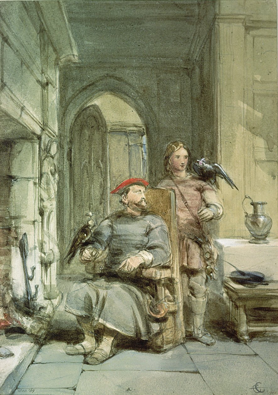 Knight og Page av George Cattermole