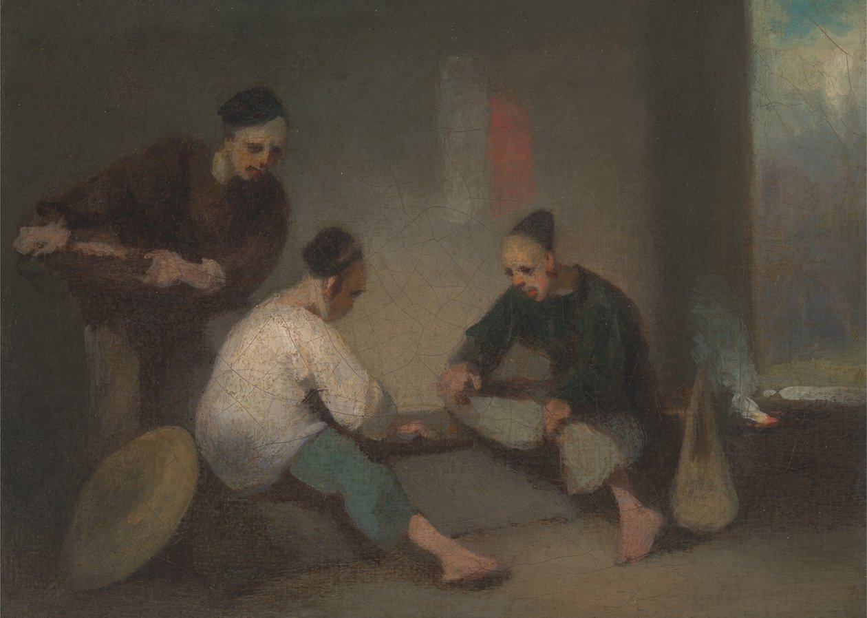 Kinesiske gamblere av George Chinnery