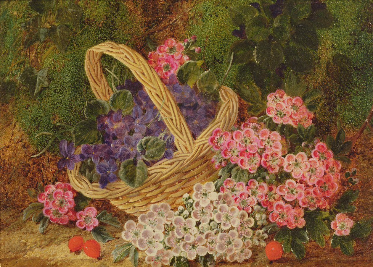 Kurv med blomster av George Clare